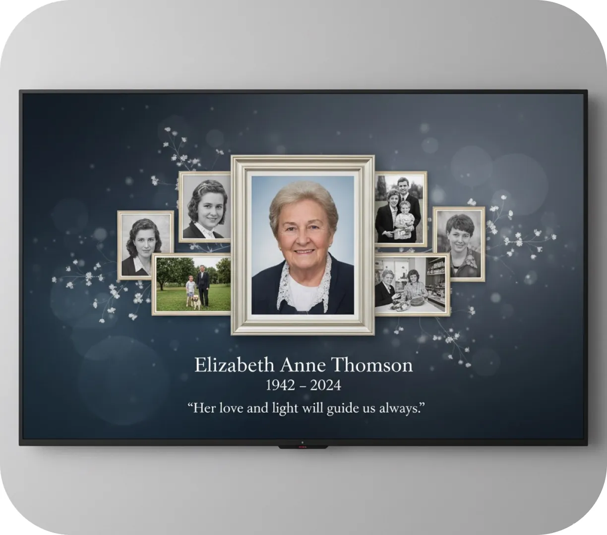 Slideshow tribute